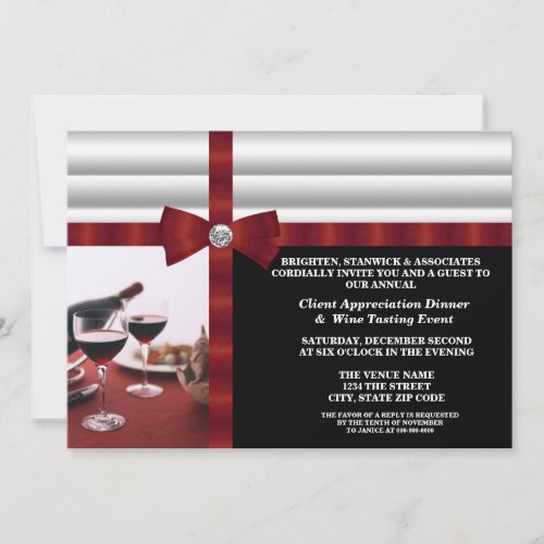 Corporate Event Client Appreciation Invite