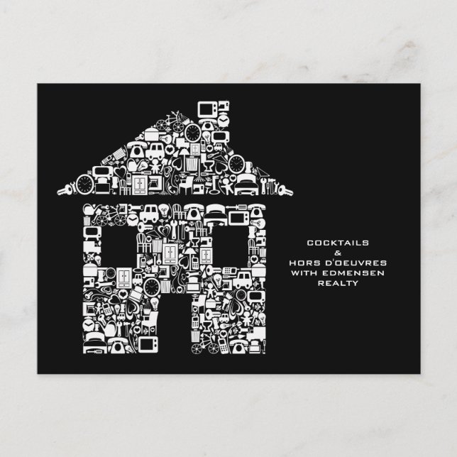 Corporate Event Cocktail Party DIY Invitation (Front)