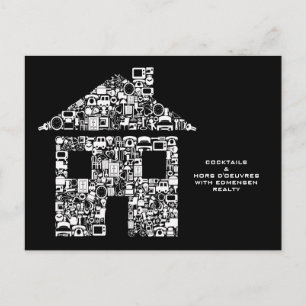 Corporate Event Cocktail Party DIY Invitation Postcard