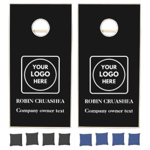 Corporate Event Custom Logo Branding Cornhole Set