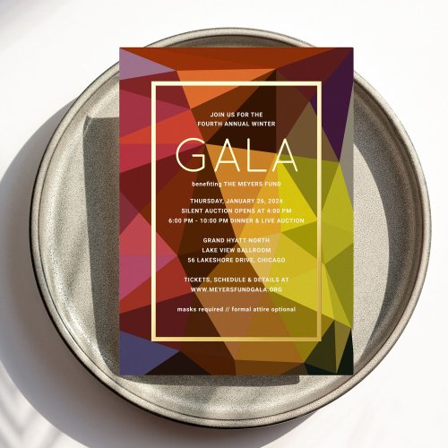 Corporate Event Gala Invite Real Foil Headline