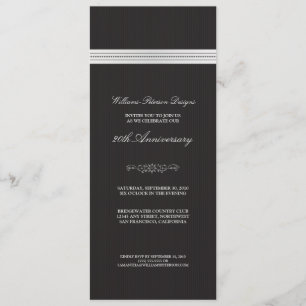 Corporate Event Ribbon Invitation (black & white)