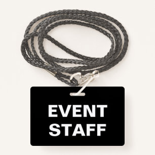 Corporate Event Staff Badge