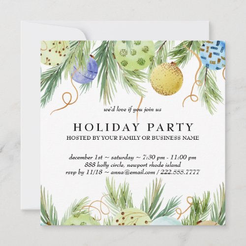 *~* Corporate Family AP20 Holiday Christmas Party  Invitation