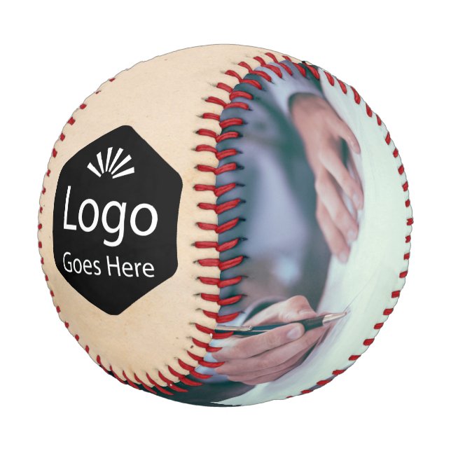 Corporate Gift Idea Unique Personalized Baseball (Angled)