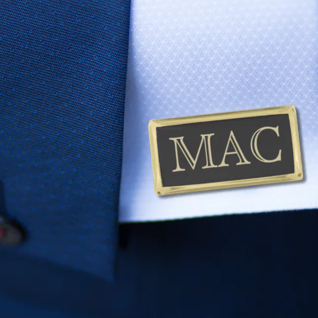 Corporate Gift Personalized Monogram Cufflinks
