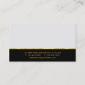 Corporate Gold Business Card (Back)