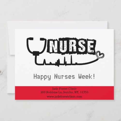 Corporate  Happy Nurses Week Greeting Card