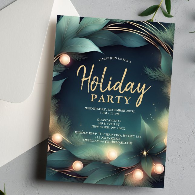 Corporate Holiday Office Party Invitation (Creator Uploaded)
