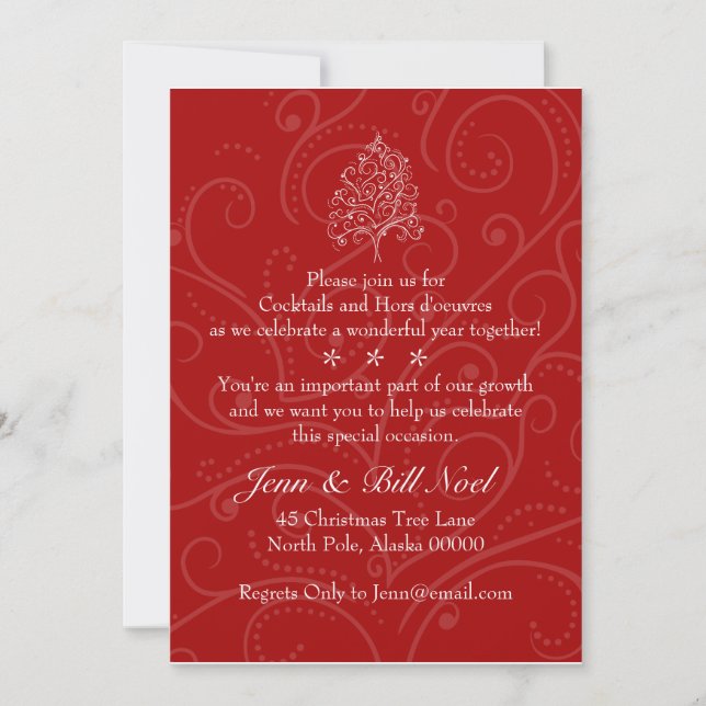 Corporate Holiday Party Invitations (Front)