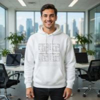 Corporate Hoodie with Blueprint