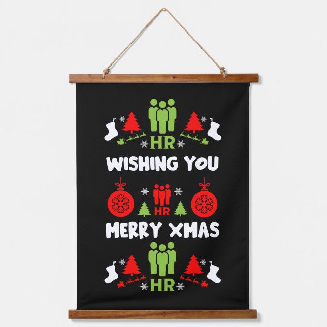 Corporate HR Xmas Gifts Hanging Tapestry (Front)
