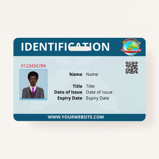 Corporate Id and Name Badge (Front)