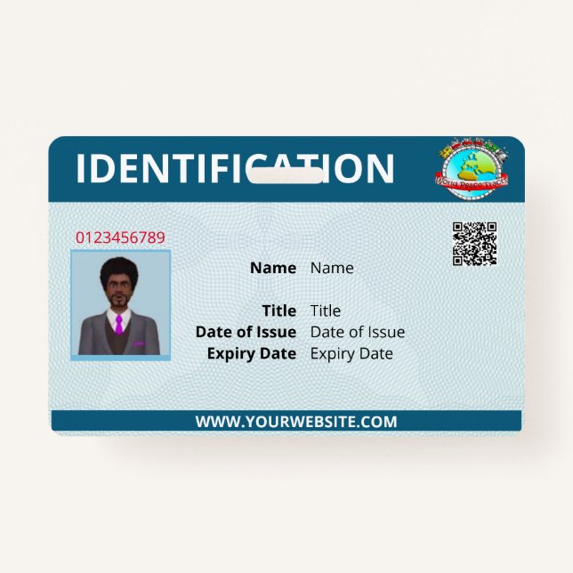 Corporate Id and Name Badge (Front)