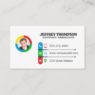 Corporate Info Template Business Professional Business Card