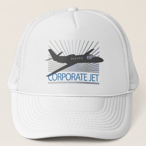 Corporate Jet Aircraft Trucker Hat