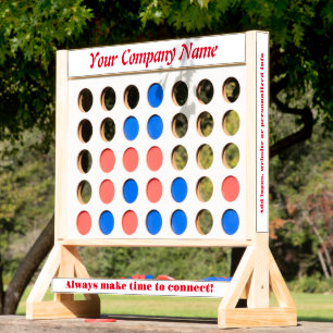 Corporate Jumbo Fast Four Lawn game w/carry case