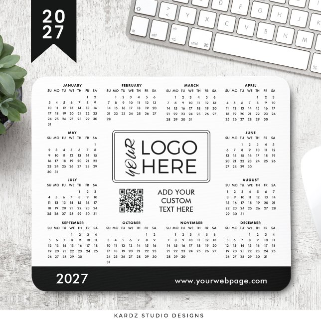 Corporate Logo 2027 Calendar Mouse Pad (Creator Uploaded)