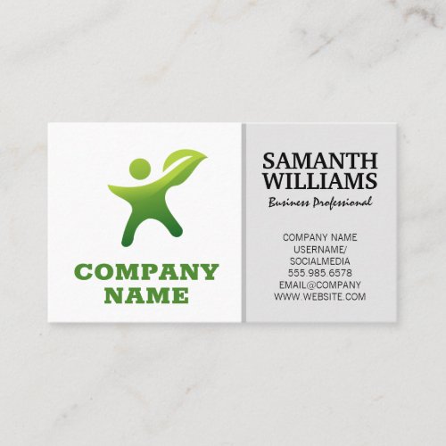 Corporate Logo and Simple Layout Business Card