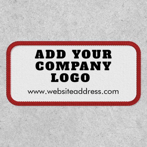 Corporate Logo and Website Company Employees Patch