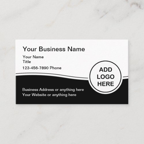 Corporate Logo Editable Modern Business Cards