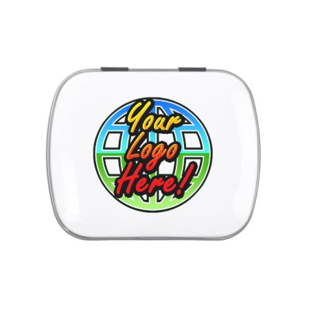 Corporate Logo Gift Mint Tins, No Minimum Quantity Jelly Belly Candy T