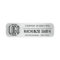 Corporate Logo Gray Color Printed Plastic Employee