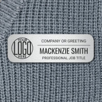 Corporate Logo Gray Color Printed Plastic Employee