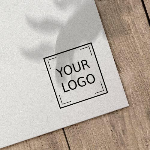CORPORATE LOGO SIMPLE MINIMAL BUSINESS RUBBER STAMP