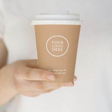 Corporate Logo | Stylish Modern Professional  Paper Cups