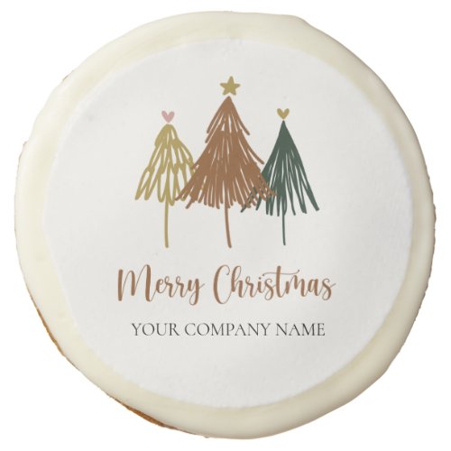 Corporate Merry Christmas Customer Appreciation Sugar Cookie