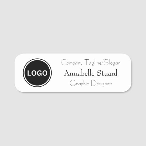 Corporate Modern Classy Employee Name tag