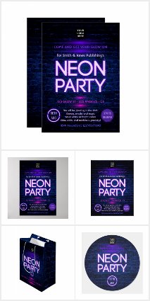 Corporate Neon Glow Party Package