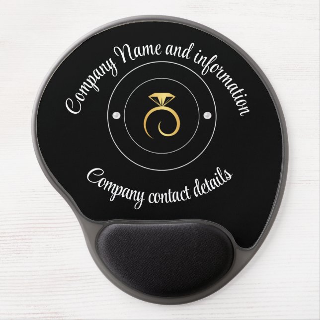Corporate/Office - editable gel mousemat Mouse Pad (Front)