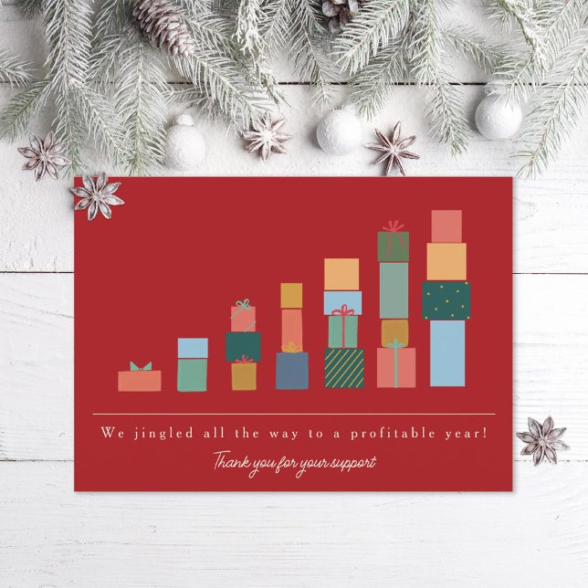 Corporate Office year end gifts chart red Holiday  (Creator Uploaded)
