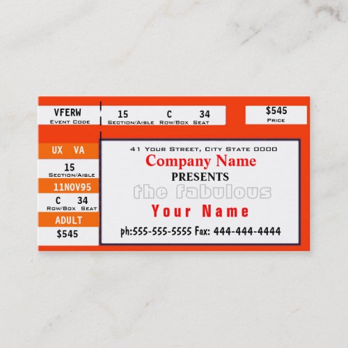 Corporate or Private Business Card