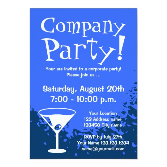 Company Party Invitation 1