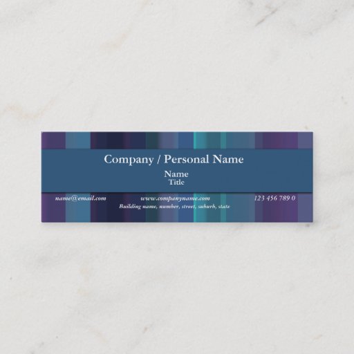 Customizable Corporate & personal - trendy company branding business card template