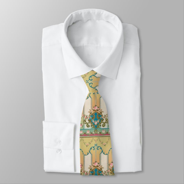 Corporate Professional Attire Art Nouveau Business Neck Tie (Tied)