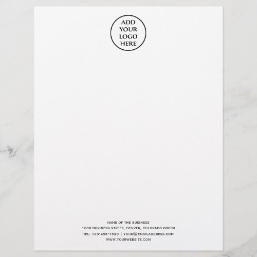 Corporate Professional Business Company Chic Logo Letterhead