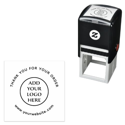 Corporate Professional Business Company Logo Here Self_inking Stamp