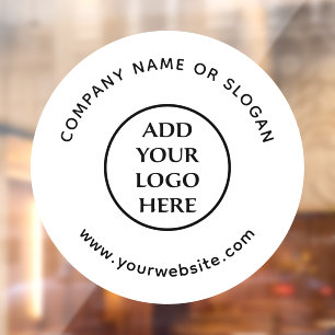 Corporate Professional Business Company Logo Here Window Cling