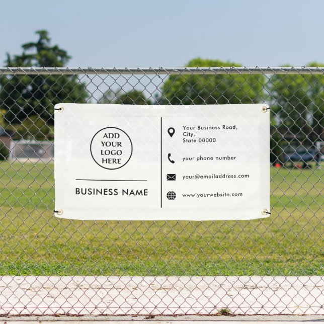 Corporate Professional Business Company Plain Logo Banner (Insitu)