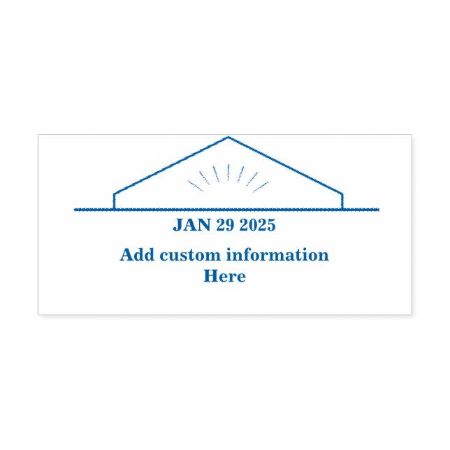Corporate Professional Custom Date Stamp (Design)