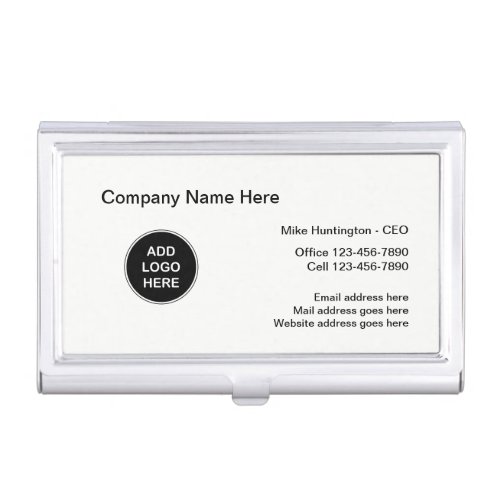 Corporate Professional Logo Design Business Card Case