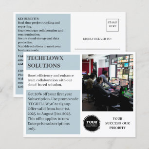 Corporate Promotional or Discount Business Postcard