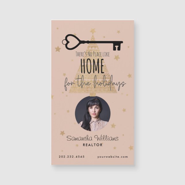 Corporate Real Estate Realtor Holiday Post Card (Front)