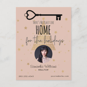 Corporate Real Estate Realtor Holiday Post Card