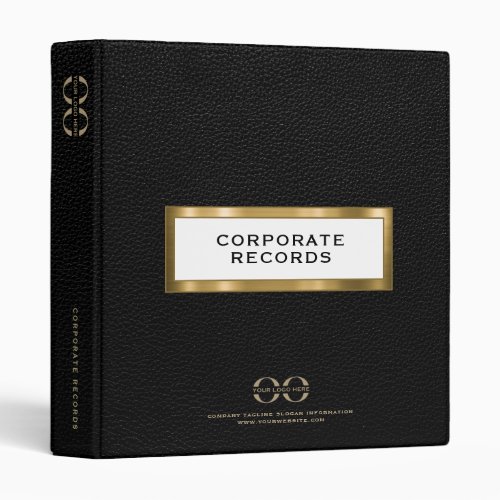 Corporate Record Book Binder for Business