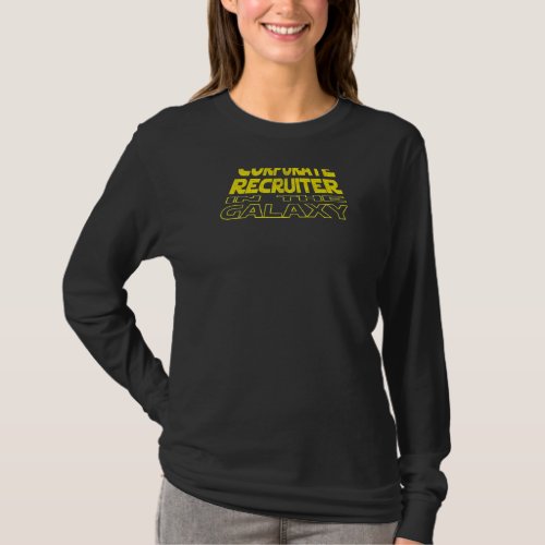 Corporate Recruiter  Space Backside T_Shirt